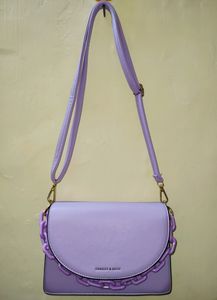 Lilac Charles &amp; Keith Shoulder Bag