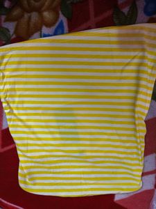 Striped Bandeau Top