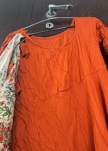 Designer Anarkali kurta with dupatta