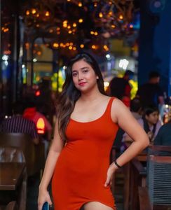 Vibrant Orange Bodycon Dress
