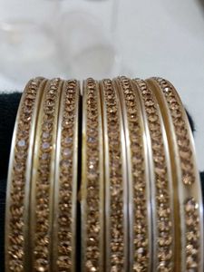 Elegant Rhinestone Bangle Set