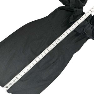 H&amp;m Black Off-Shoulder Puff Sleeve Dress