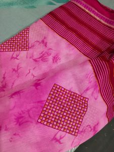 Pink Saree