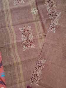 Elegant Maroon Embroidered Saree