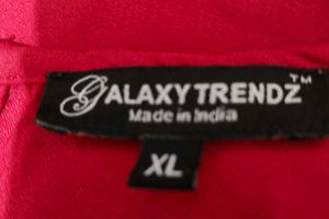 Stylish Red Pearl Embellished Kurta