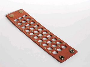 Leather Studded Cuff Bracelet Unisex