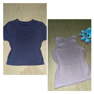 Lot of 2 basic tops