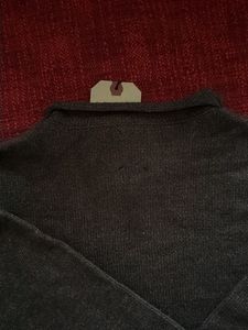 Cozy Grey Knit Sweater with Pockets