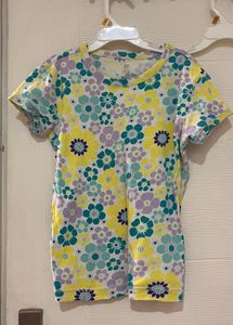 Gap Floral Print T-Shirt and shorts co-ord