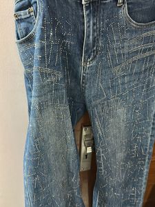Y2K Sparkly Straight Fit Jeans