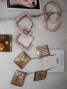 all in 250 rs Assorted Fashion Earrings Set