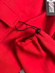 RED CONVERSE LOWER WITH SIDE POCKET