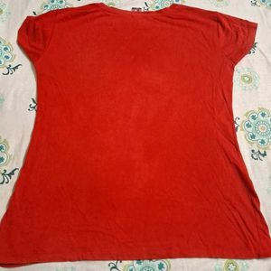 Red Butterfly Graphic T-Shirt