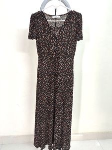 Chic Floral Print Maxi Dress