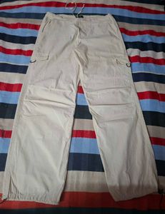 Beige Cargo Pants