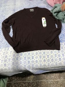 Men's V-Neck Sweater and newvshampoo free