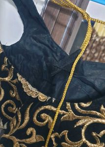 brand new fresh 👑. Gold Embroidered Blouse