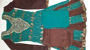 Anarkali Heavy Work Suit Set 🛍