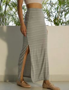 Grey Maxi Skirt