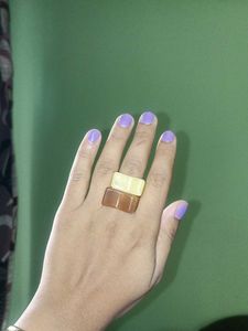 Chunky Block Rings Set