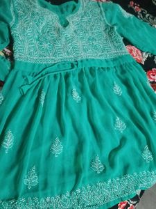 Chikankari Embroidered Dress