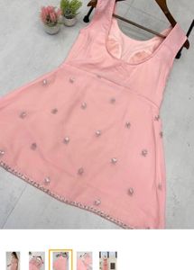 Elegant Pink Embroidered Kurta Set