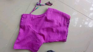 Vibrant Pink Printed Blouse