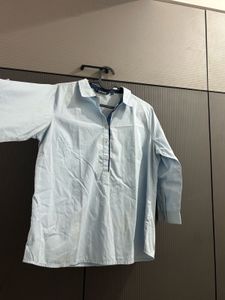 Annabelle Light Blue Collared Shirt