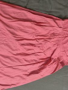 Coral Pink Anarkali gown Kurta