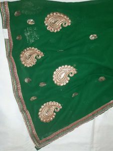 Green Saree 🥻