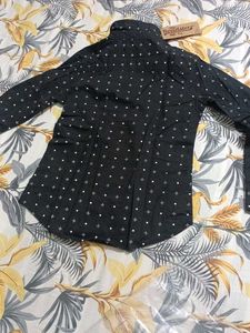 Roadster Black Printed Shirt