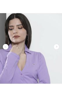 Tommy Hilfiger Purple Button-Down