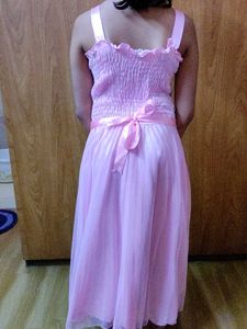 Pink Embellished Ethnic Gown