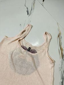 Cute Lips Knit Tank Top