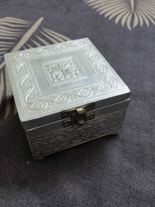 Vintage Embossed Jewelry Box