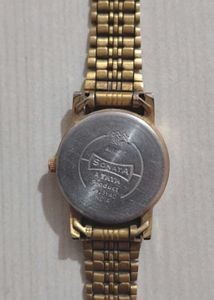 Sonata Gold Tone Watch