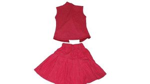 Cute Pink Skirt Set