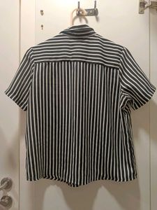 Striped Embellished Women's Shirt