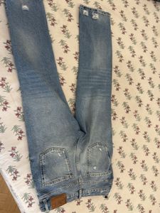 Hardly used Distressed Blue Denim Jeans