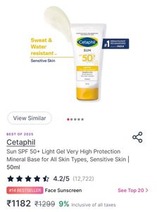 PRICE DROP ALERT 🚨 Cetaphil Sun SPF 50+ Light Gel