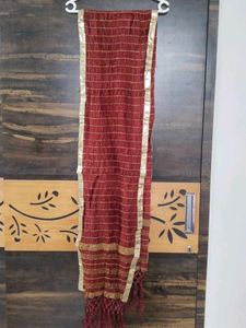Men's golden and brown dupatta
