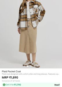 Cozy Plaid Shacket Jacket