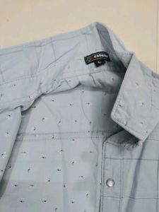 Men's Checkered Button-Down Shirt can be worn from