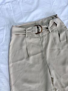 Stylish Belted Wide-Leg Pants