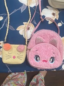 Cute Iridescent Backpack with Sequins