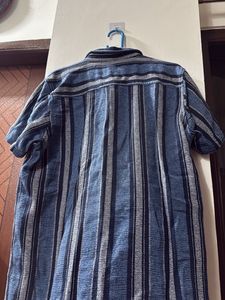 Men's Striped Short Sleeve Shirt