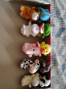 Set of Cute Animal Finger Puppets