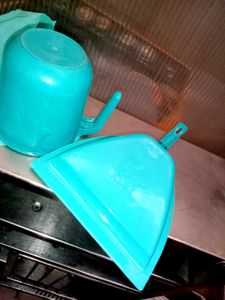 Blue Dustpan and Mug Set