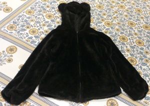 Faux Fur Bear Ear jacket