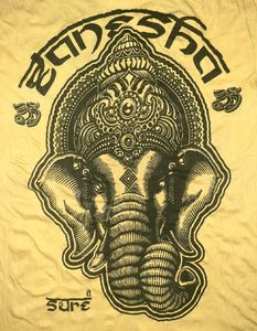 🟡 GANESHA GRAPHIC TEE – Bold. Spiritual.
